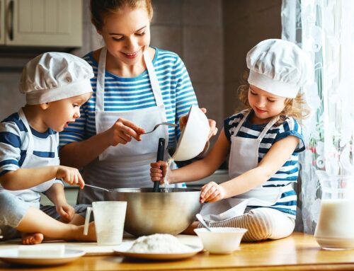 10 taisyklių kaip įtraukti vaikus į maisto gamybą
